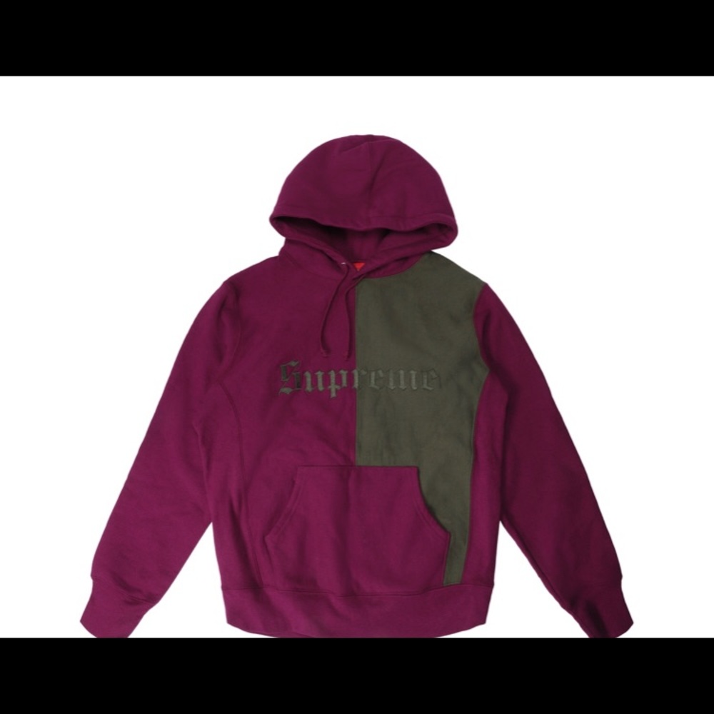 Supreme Old english split hoodie